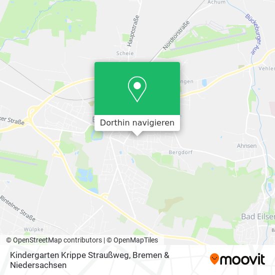 Kindergarten Krippe Straußweg Karte