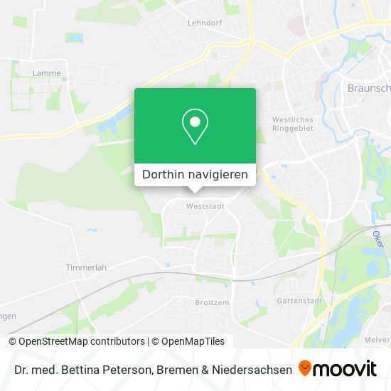 Dr. med. Bettina Peterson Karte