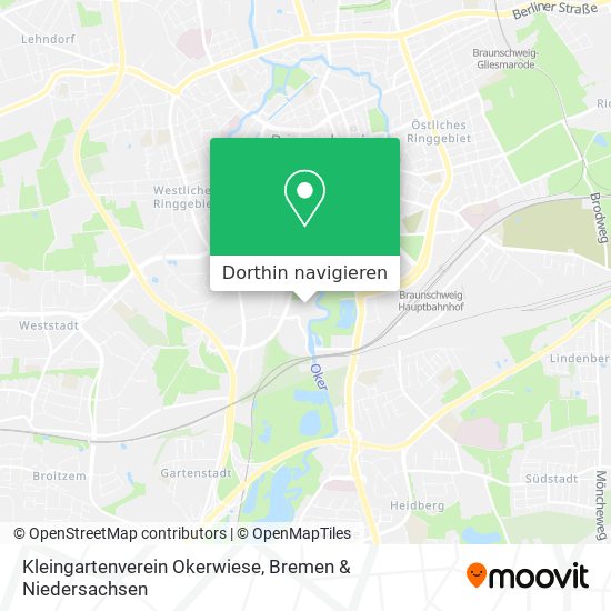 Kleingartenverein Okerwiese Karte