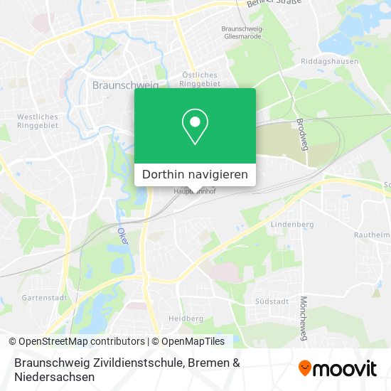 Braunschweig Zivildienstschule Karte