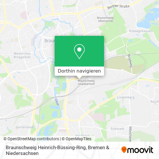 Braunschweig Heinrich-Büssing-Ring Karte