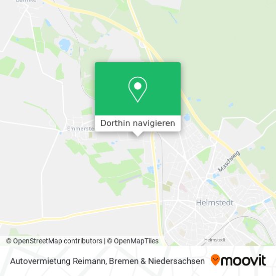 Autovermietung Reimann Karte