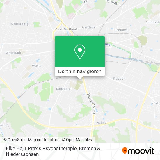 Elke Hajir Praxis Psychotherapie Karte