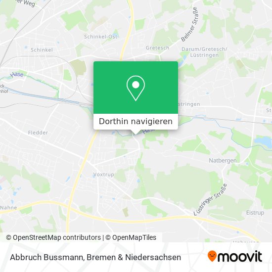 Abbruch Bussmann Karte
