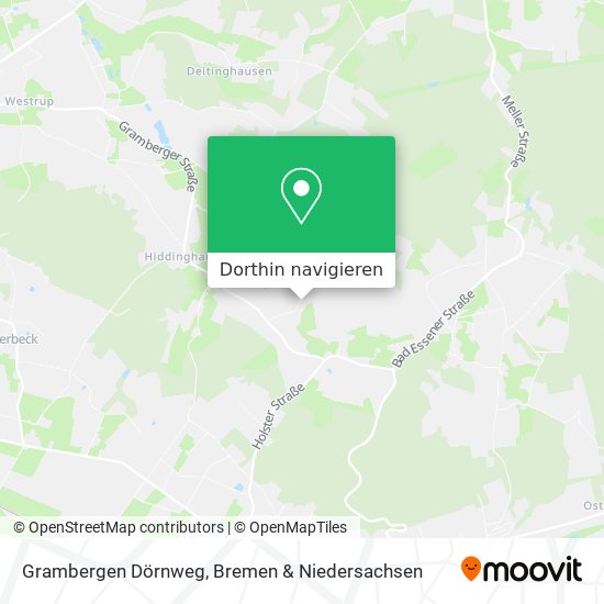 Grambergen Dörnweg Karte