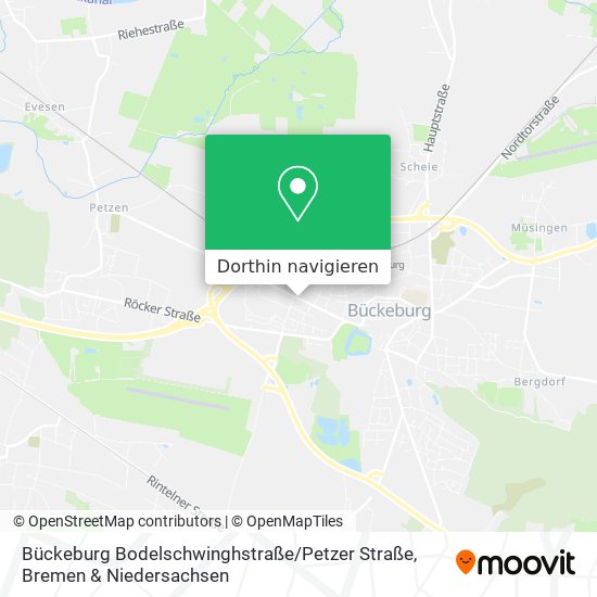 Bückeburg Bodelschwinghstraße / Petzer Straße Karte