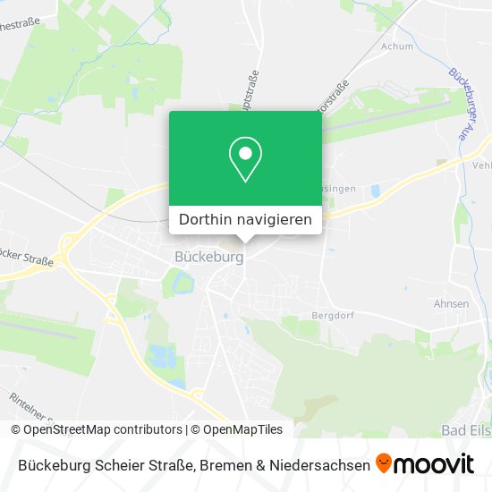 Bückeburg Scheier Straße Karte