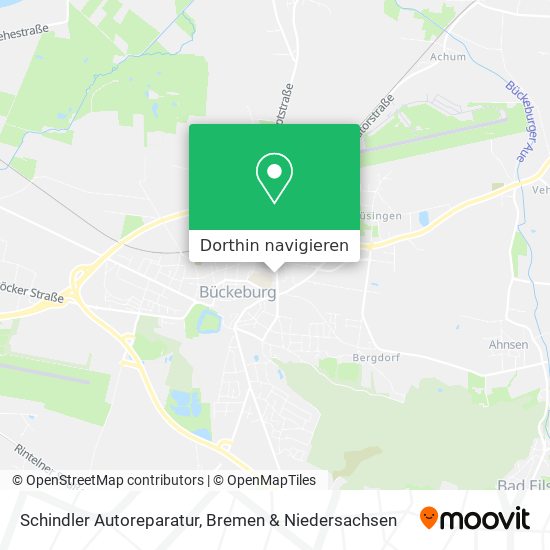 Schindler Autoreparatur Karte