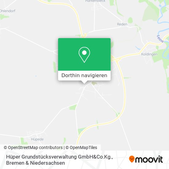 Hüper Grundstücksverwaltung GmbH&Co.Kg. Karte