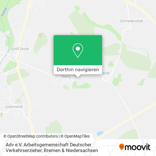 Adv e.V. Arbeitsgemeinschaft Deutscher Verkehrserzieher Karte