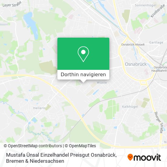 Mustafa Ünsal Einzelhandel Preisgut Osnabrück Karte