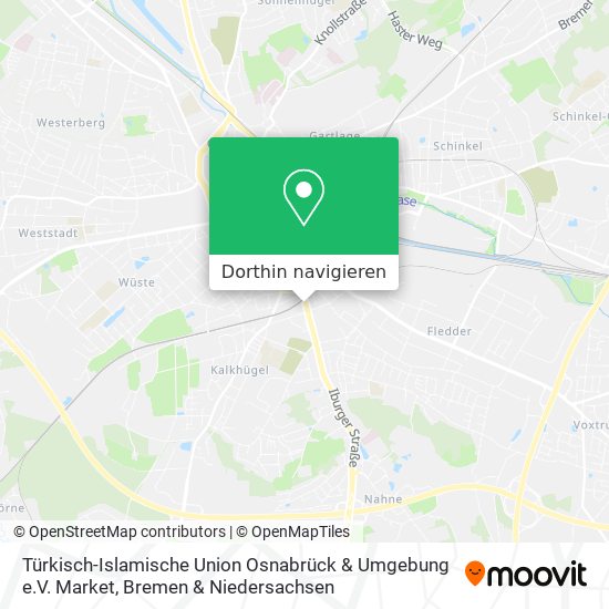 Türkisch-Islamische Union Osnabrück & Umgebung e.V. Market Karte
