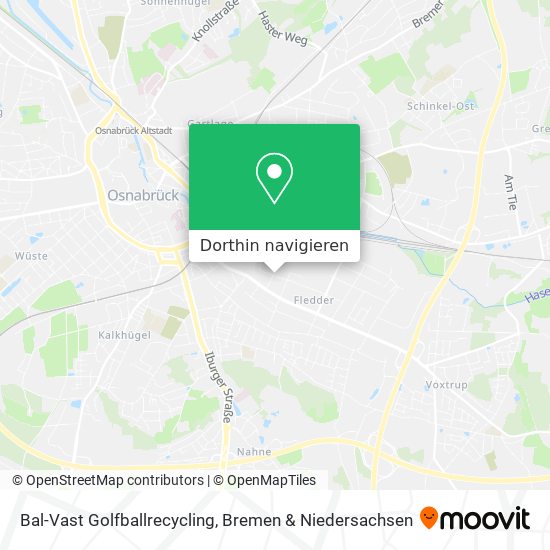 Bal-Vast Golfballrecycling Karte