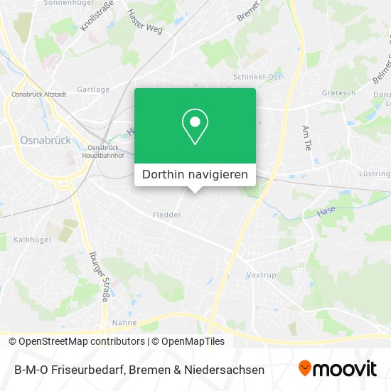B-M-O Friseurbedarf Karte