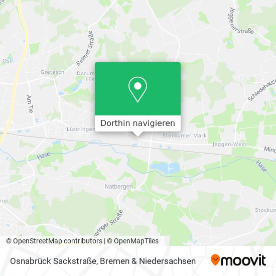 Osnabrück Sackstraße Karte