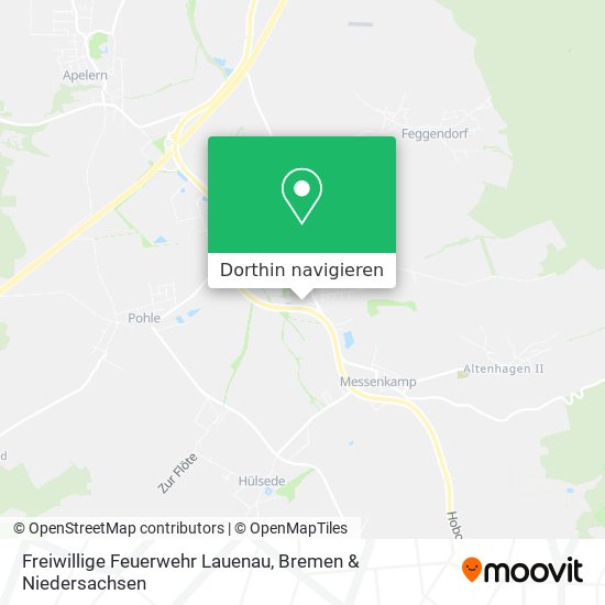 Freiwillige Feuerwehr Lauenau Karte