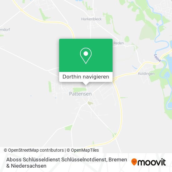 Aboss Schlüsseldienst Schlüsselnotdienst Karte
