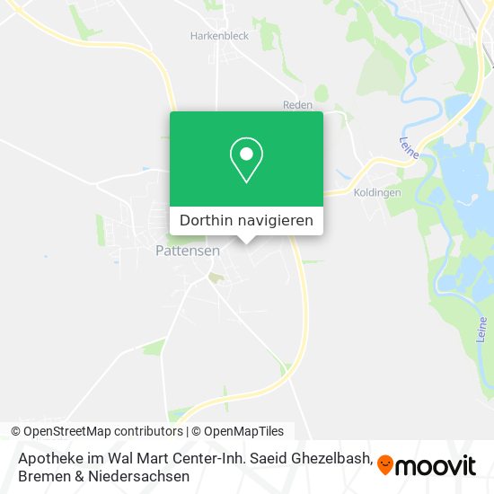 Apotheke im Wal Mart Center-Inh. Saeid Ghezelbash Karte