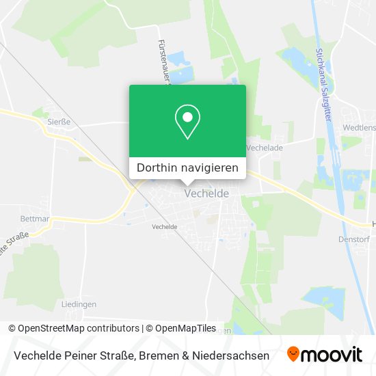 Vechelde Peiner Straße Karte