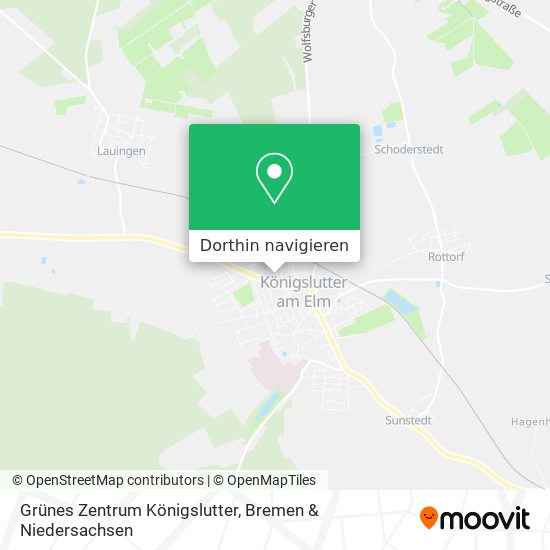 Grünes Zentrum Königslutter Karte