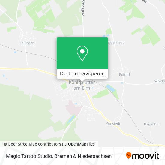 Magic Tattoo Studio Karte