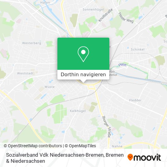Sozialverband Vdk Niedersachsen-Bremen Karte