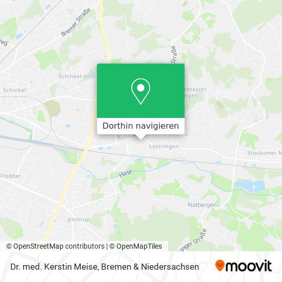 Dr. med. Kerstin Meise Karte