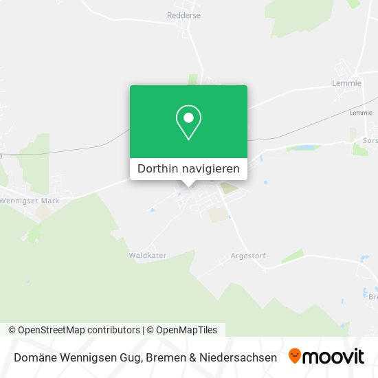 Domäne Wennigsen Gug Karte