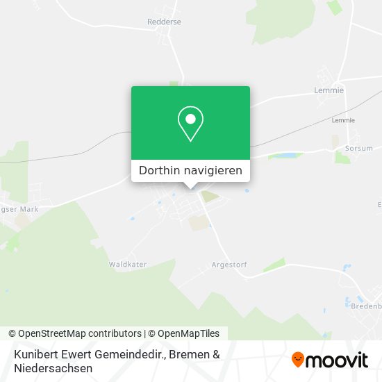Kunibert Ewert Gemeindedir. Karte