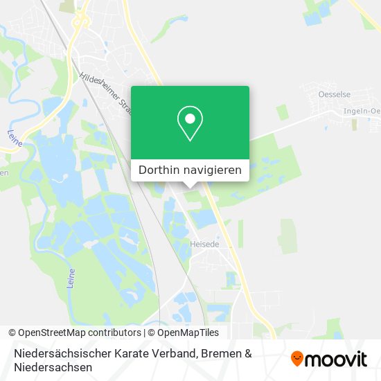 Niedersächsischer Karate Verband Karte