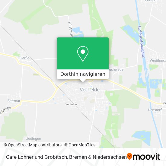 Cafe Lohner und Grobitsch Karte