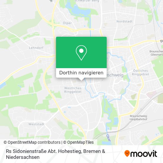 Rs Sidonienstraße Abt. Hohestieg Karte
