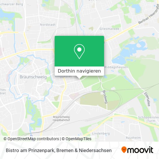 Bistro am Prinzenpark Karte