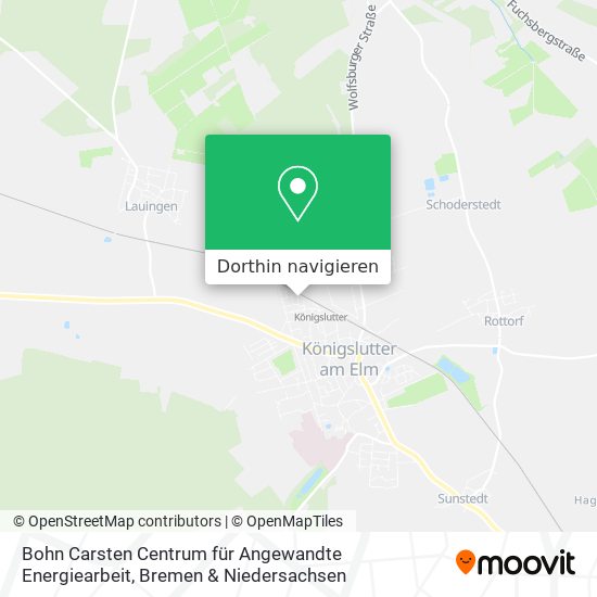 Bohn Carsten Centrum für Angewandte Energiearbeit Karte