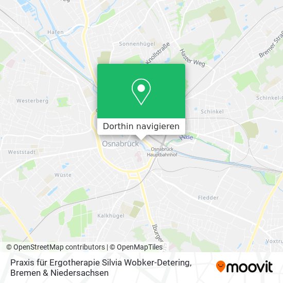 Praxis für Ergotherapie Silvia Wobker-Detering Karte