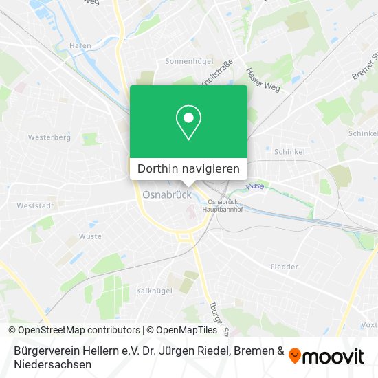 Bürgerverein Hellern e.V. Dr. Jürgen Riedel Karte