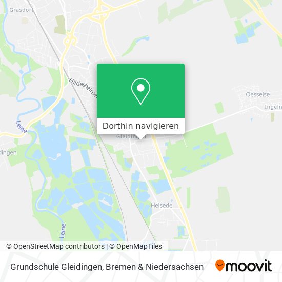 Grundschule Gleidingen Karte