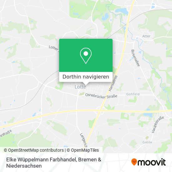 Elke Wüppelmann Farbhandel Karte