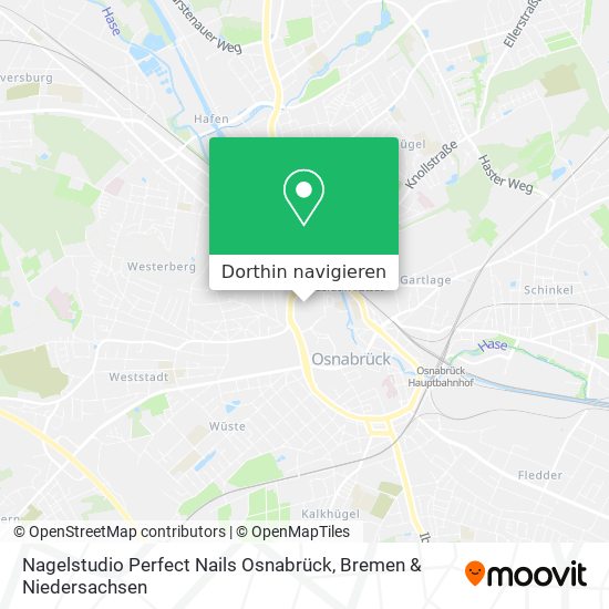Nagelstudio Perfect Nails Osnabrück Karte