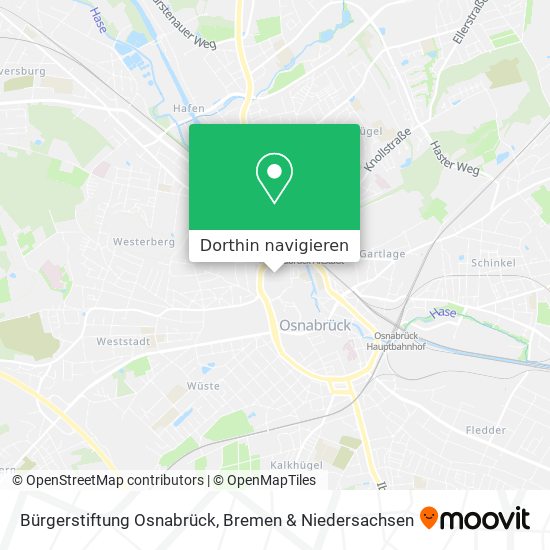Bürgerstiftung Osnabrück Karte