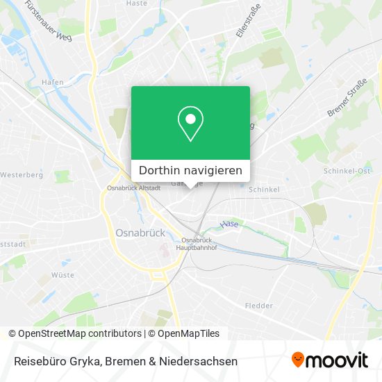 Reisebüro Gryka Karte