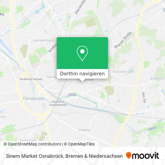 Sinem Market Osnabrück Karte