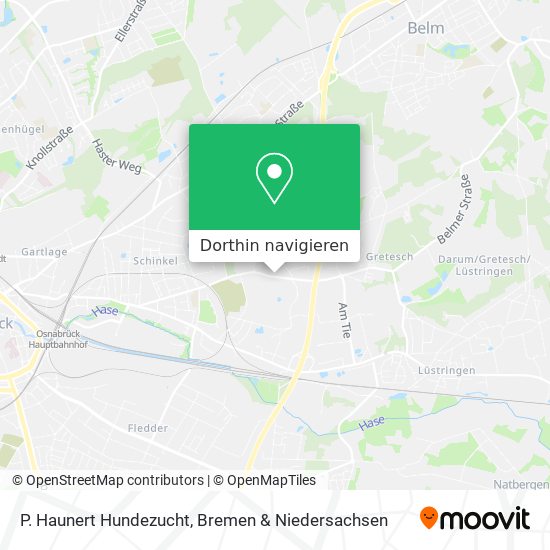P. Haunert Hundezucht Karte
