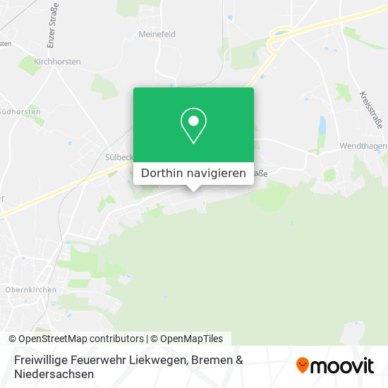 Freiwillige Feuerwehr Liekwegen Karte