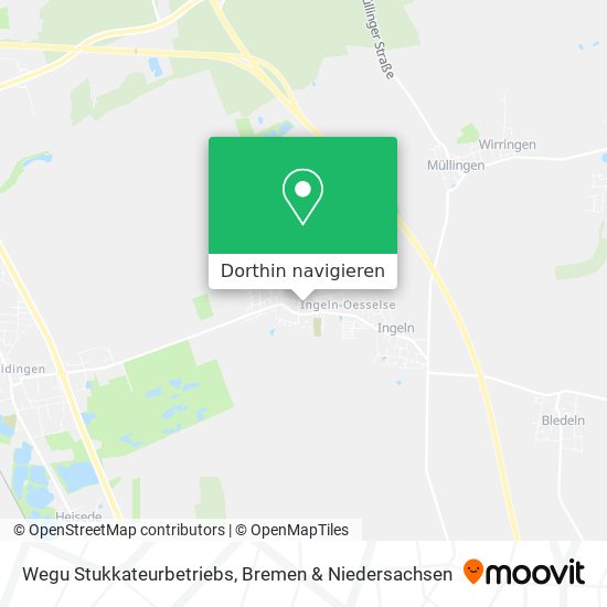 Wegu Stukkateurbetriebs Karte
