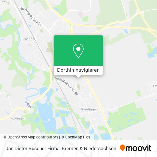 Jan Dieter Büscher Firma Karte