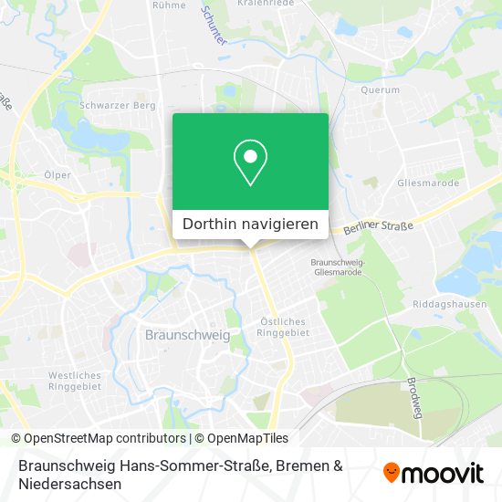 Braunschweig Hans-Sommer-Straße Karte