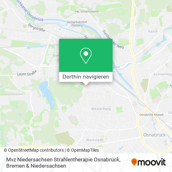 Mvz Niedersachsen Strahlentherapie Osnabrück Karte