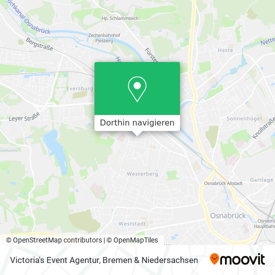 Victoria's Event Agentur Karte