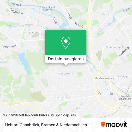 Lichtart Osnabrück Karte